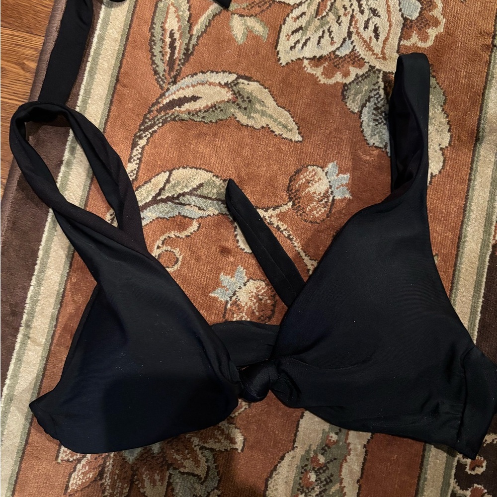 Becca black bikini top